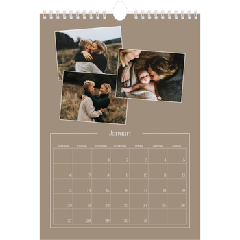 Fotokalender A4 — Gemaakte herinneringen