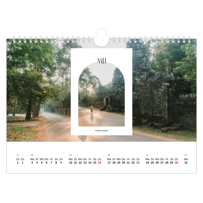 Fotokalender A4 — De open boog [Mei]