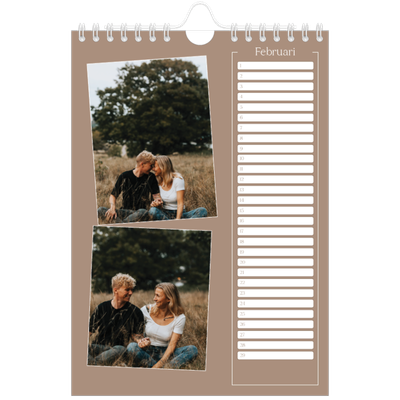 Fotokalender A5 — Gemaakte herinneringen [Februari]