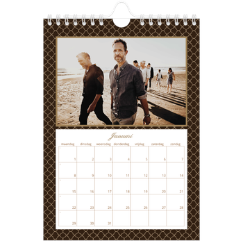 Fotokalender A5 — Vintage zwart-wit