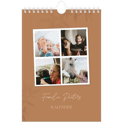 Fotokalender A5 — Warme aardetinten [omslag]