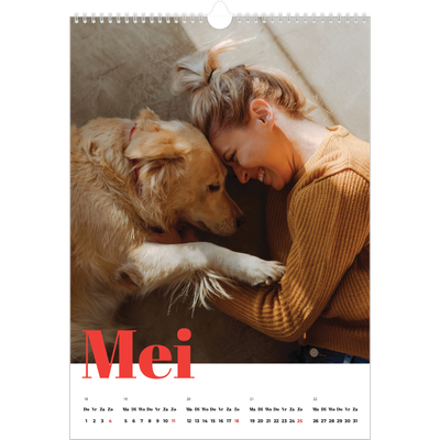 A3 Jaarkalender — Een dikgedrukt jaar [omslag]