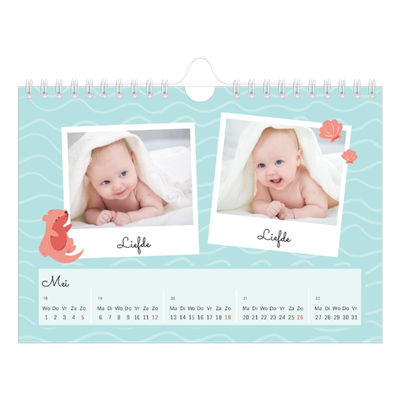 Fotokalender A5 — Schattige dieren [omslag]