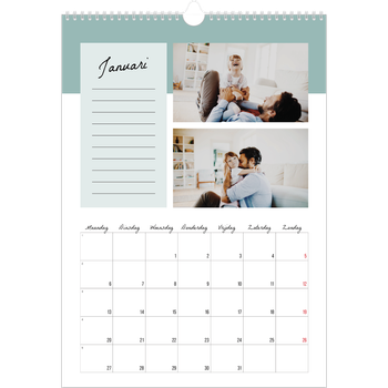 Fotokalender A3 — Kalender Lijst