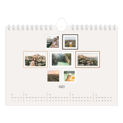 Fotokalender A5 — Fotowand gallerij [omslag]
