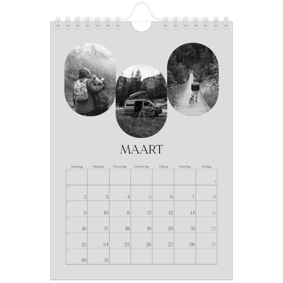 Fotokalender A5 — De open weg [Maart]