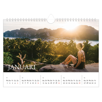 Fotokalender A4 — Schreefletters