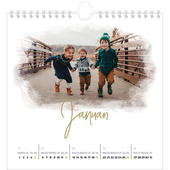 Fotokalender Vierkant — Foto effect