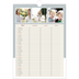 A4 Familieplanners — Aardse tonen - gezinsplanner 3 personen [Mei]