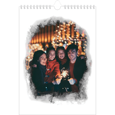 Verjaardagskalenders A4 — Foto effect [omslag]