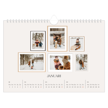 Fotokalender A4 — Fotowand gallerij
