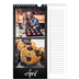 Verjaardagskalenders A4 — Krijtbord stijl [April]