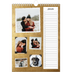 Verjaardagskalenders A4 — Fotocollage [Januari]
