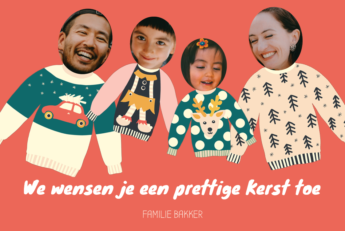 Fotokaarten — Kersttrui