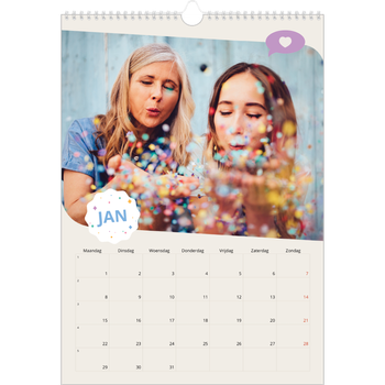 Fotokalender A3 — Iconische verjaardag