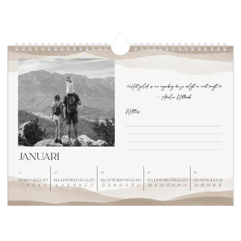 Fotokalender A4 — Welzijn quotes