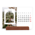 Bureaukalender met houten standaard  — De open boog [Februari]