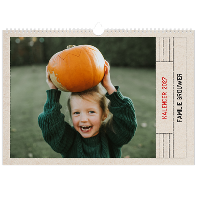 Fotokalender A3 — Stempel effect [omslag]
