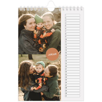 Fotokalender A5 — Fotosticker