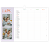 A3 Familieplanners — Vrolijk & kleurrijk - gezinsplanner 4 personen [April]