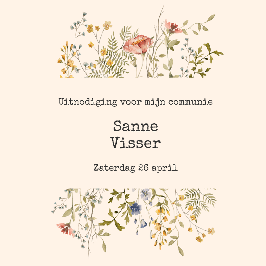 Uitnodigingen — Geheime tuin