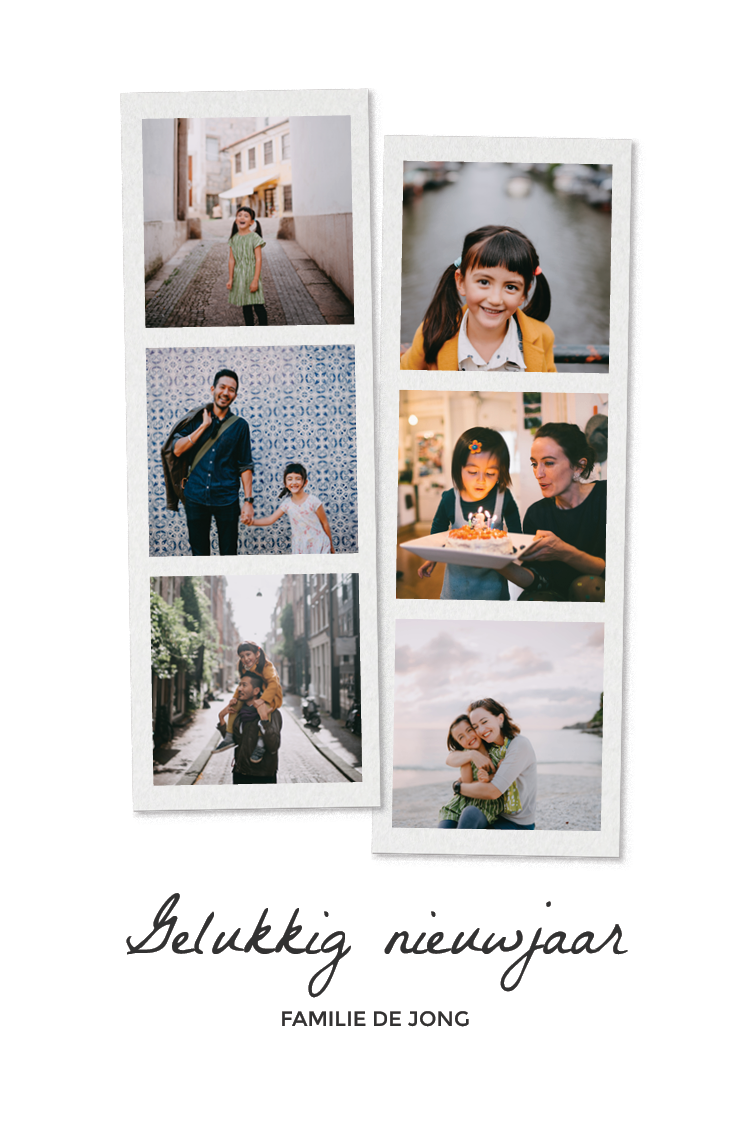 Fotokaarten — Vrolijke fotostrip