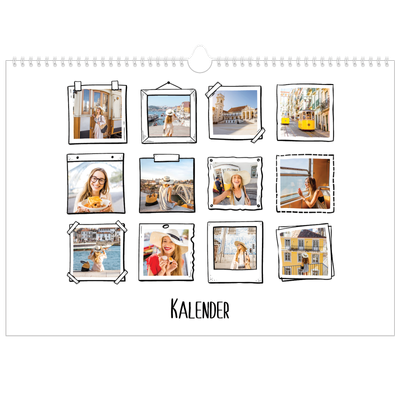 Fotokalender A3 — Plakboekmomenten [omslag]
