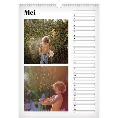 Verjaardagskalenders A3 — Vers van de pers [Mei]