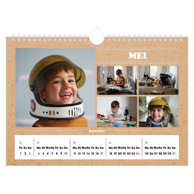 Fotokalender A4 — Magazine stijl [omslag]