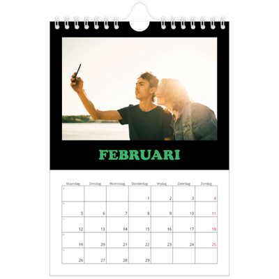 Fotokalender A5 — Vrolijke letters [Februari]