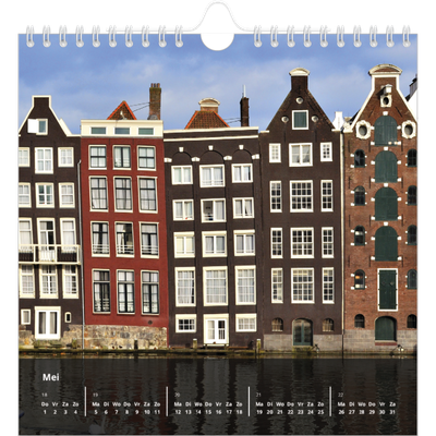 Jaarkalenders vierkant — Fotoverloop naar transparant [omslag]