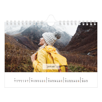 Fotokalender A5 — Klassieke kalender