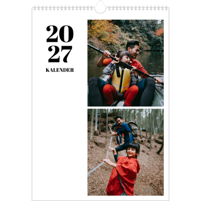 A3 Jaarkalender — Serif en momenten [omslag]