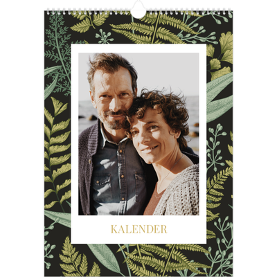 A3 Jaarkalender — Gebloemd behang [omslag]