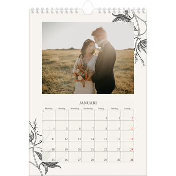 Fotokalender A4 — Inkt & klimop