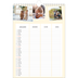 A4 Familieplanners — Modern - gezinsplanner 3 personen [Januari]