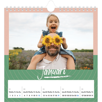 Fotokalender Vierkant — Kleuren en patronen