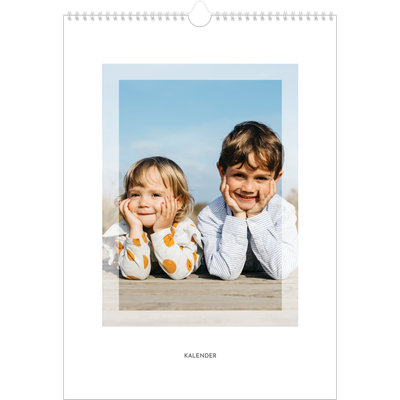 A3 Jaarkalender — Transparante kaders [omslag]