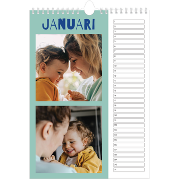 Fotokalender A4 — Vrolijk & kleurrijk