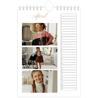 Fotokalender A5 — Fotobox [April]