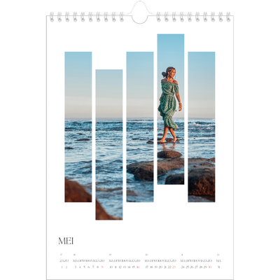Fotokalender A4 (20 x 30 cm) — Reismozaïeken [Mei]