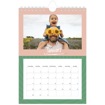 Fotokalender A5 — Kleuren en patronen