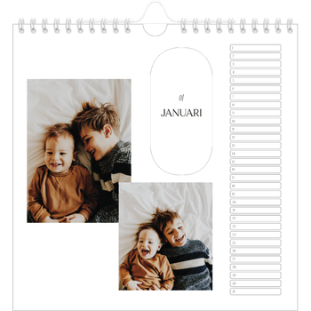 Fotokalender Vierkant — Plannen maken