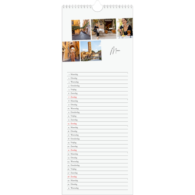 Smalle kalender  — City trip [Maart]
