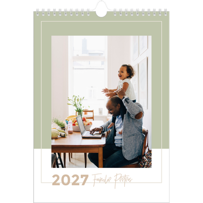 A4 Familieplanners — Aardse tonen - gezinsplanner 5 personen [omslag]