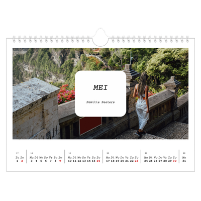 Fotokalender A4 — Het volledige verhaal [Mei]