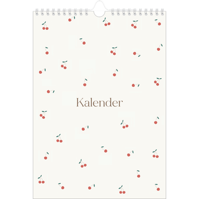 Fotokalender A4 (20 x 30 cm) — Kersen gelukzaligheid [omslag]