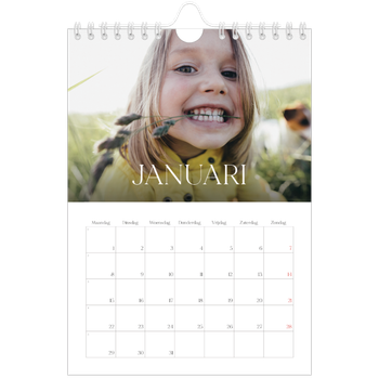 Fotokalender A5 — Twaalf grote maanden