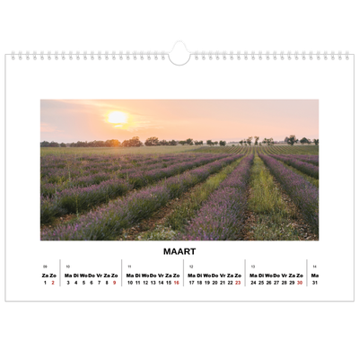 Fotokalender A3 — Eenvoudige foto [Maart]