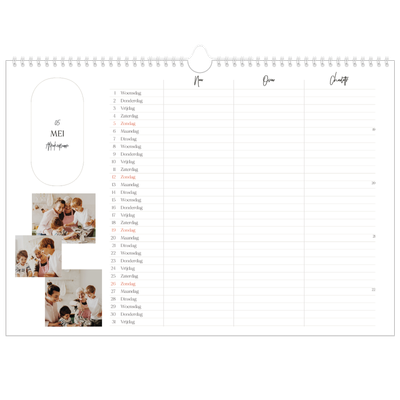 A3 Familieplanners — Grootse plannen - gezinsplanner 3 personen [omslag]